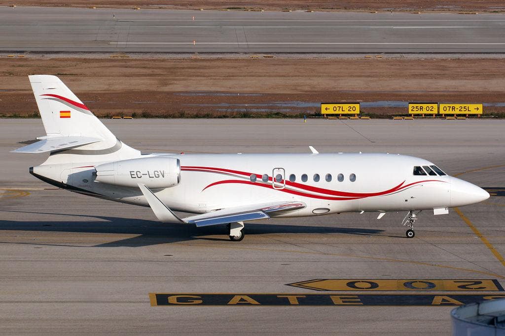 Falcon 2000LX EC-LGV