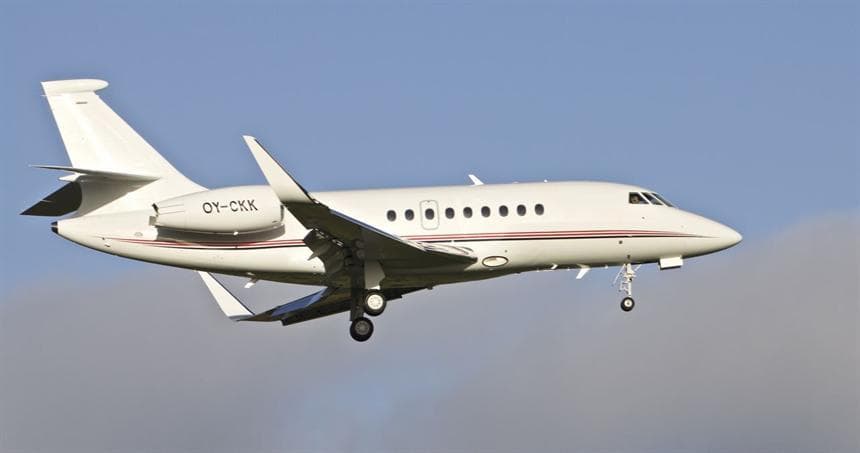 Falcon 2000LXS OY-CKK