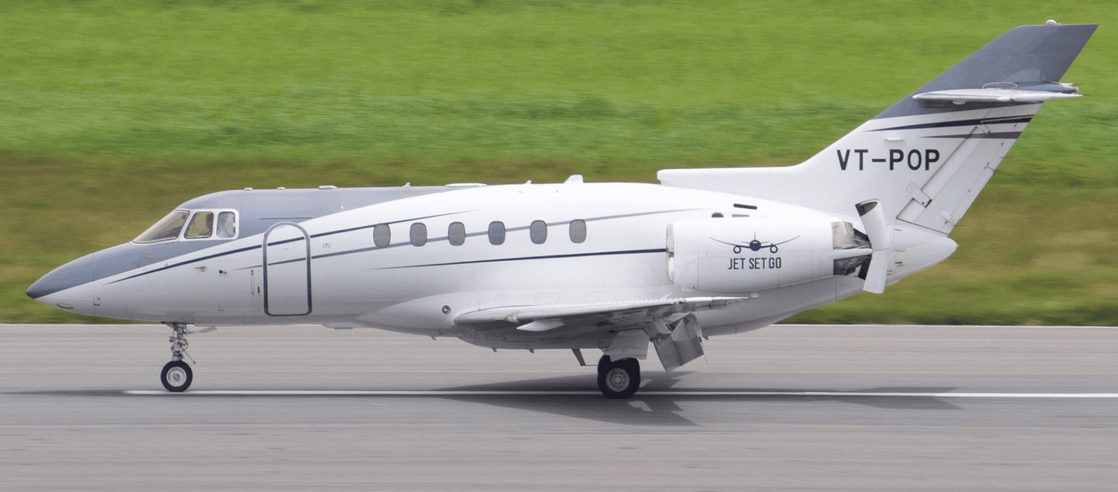 Hawker 800XP VT-POP